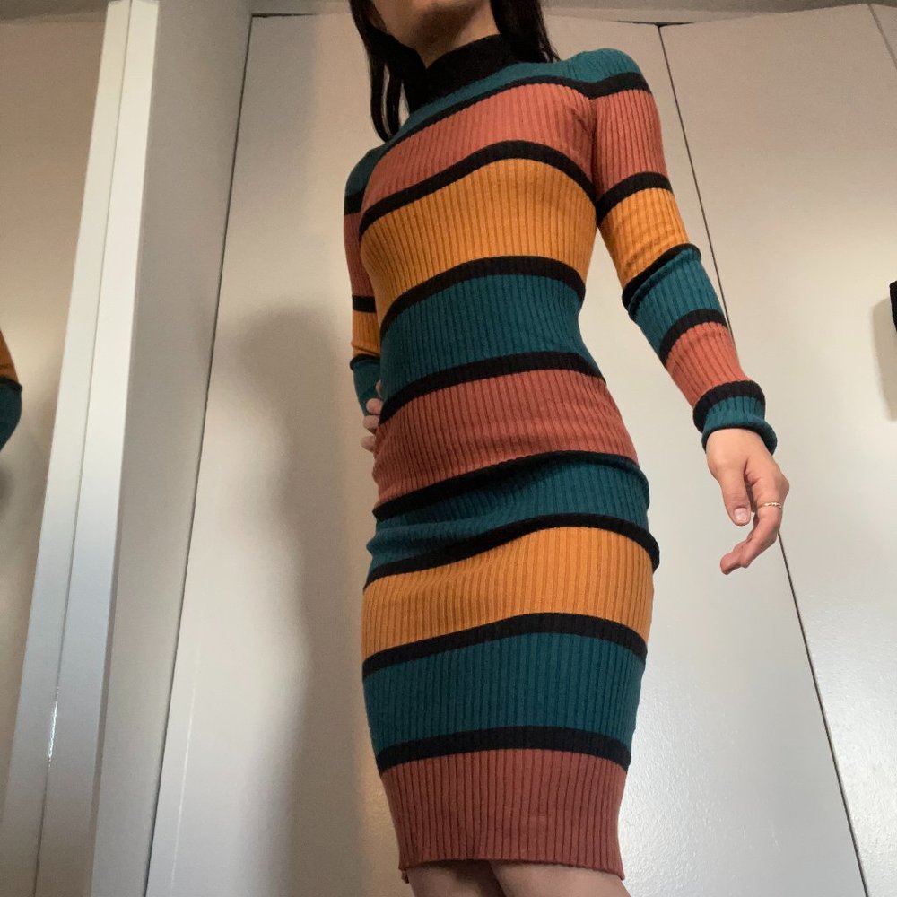 Forever 21 Contemporary Ribbed Knit Midi Dress 6